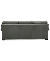 Radley Roll Arm 86" Leather Sofa, Exclusively at Macy's