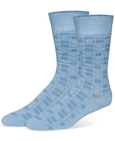 Calvin Klein Men's Ck Geo-Pattern Dress Socks