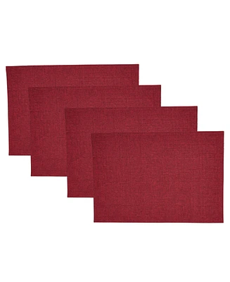 Saro Lifestyle Refined Stitched Plaid Placemat, Set of 4