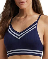Lauren Ralph Women's Cricket Cable-Texture Seamless Wireless Bra 4L0188