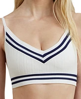 Lauren Ralph Women's Cricket Cable-Texture Seamless Wireless Bra 4L0188