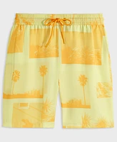 Mode of One Men's Photoreal Collage Pull-On Shorts, Exclusively at Macy's