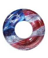 Poolcandy Stars Stripes Glitter Pool Tube, 36"