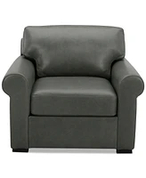Radley Roll Arm 38" Leather Chair, Exclusively at Macy's