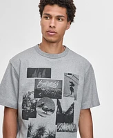 Mode of One Men's Relaxed-Fit Photo Collage Graphic T-Shirt, Exclusively at Macy's