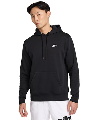 Nike Club Men's Pullover Fleece Logo Hoodie