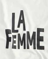 On 34th Women's La Femme Crewneck T-Shirt, Exclusively at Macy's