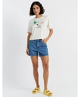 Chinti & Parker Women's Cotton Peanuts Vacation T-Shirt