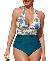 Women's Hazy Florals Dd+ One-Piece Swimsuit