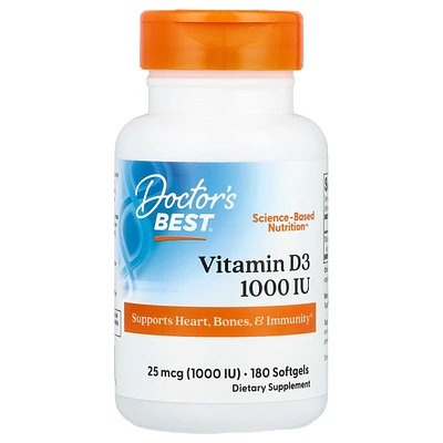 Doctor's Best Vitamin D3 25 mcg (1 000 Iu)