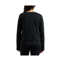 Ripe Maternity Claud Long Sleeve Nursing Top