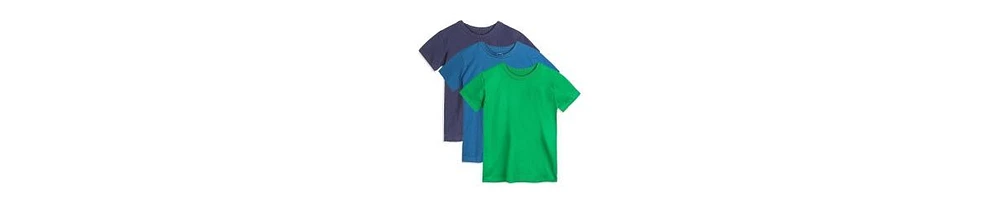 Mightly Kids 3pk Fair Trade Organic Cotton Classic Fit Tees