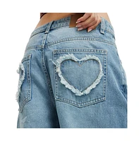 Cotton On Women's Super Baggy Denim Jort
