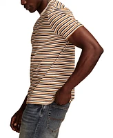 Lucky Brand Men's Supima Stripe Crew T-Shirt