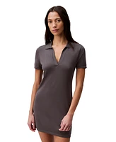 Calvin Klein Jeans Women's Liquid Shine Minidress