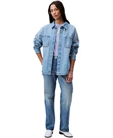 Calvin Klein Jeans Women's Utility Cotton Denim Shirt
