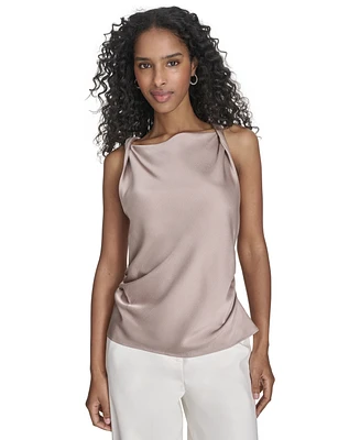 Calvin Klein Women's Twisted-Strap Sleeveless Top
