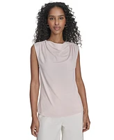 Calvin Klein Women's Sleeveless Cowl Neck Top