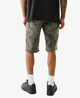 True Religion Men's Ricky Super T Flap Fray Shorts