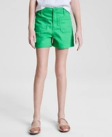 Epic Threads Little & Big Girls Twill Patch-Pocket Shorts, Exclusively at Macy's