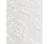 Crystal Doll Juniors' Rosette Jacquard Bow-Back Dress