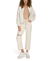 Levi's Women's Corduroy Collar Cotton Jacket