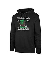 '47 Brand Men's Black Philadelphia Eagles Regional Headline Pullover Hoodie