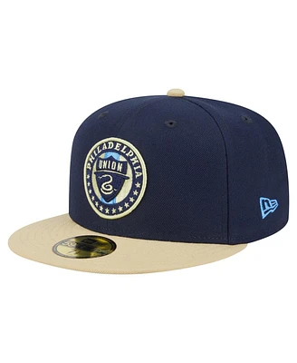 New Era Men's Navy Philadelphia Union 2025 Kickoff 59FIFTY Fitted Hat