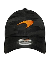 New Era Men's Black McLaren F1 Team Fanwear 9FORTY Adjustable Hat