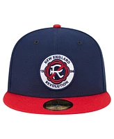 New Era Men's Navy England Revolution 2025 Kickoff 59FIFTY Fitted Hat