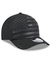 New Era Men's Black Nascar American Flag 9FORTY M-Crown A-Frame Adjustable Hat