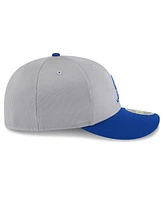 New Era Men's Gray/Royal Milwaukee Brewers 2025 Batting Practice Low Profile 59FIFTY Fitted Hat