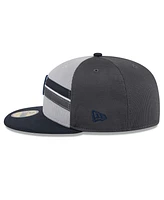 New Era Men's Gray/Navy Detroit Tigers 2025 Batting Practice 59FIFTY Fitted Hat