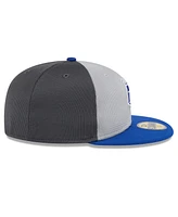 New Era Men's Gray Kansas City Royals 2025 Batting Practice 59FIFTY Fitted Hat