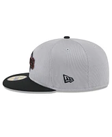 New Era Men's Gray/Black San Francisco Giants 2025 Batting Practice 59FIFTY Fitted Hat