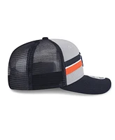 New Era Men's Gray/Navy Detroit Tigers 2025 Batting Practice 9SEVENTY Stretch-Snap Trucker Hat