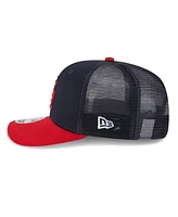 New Era Men's Navy/Red St. Louis Cardinals 2025 Batting Practice 9SEVENTY Stretch-Snap Trucker Hat