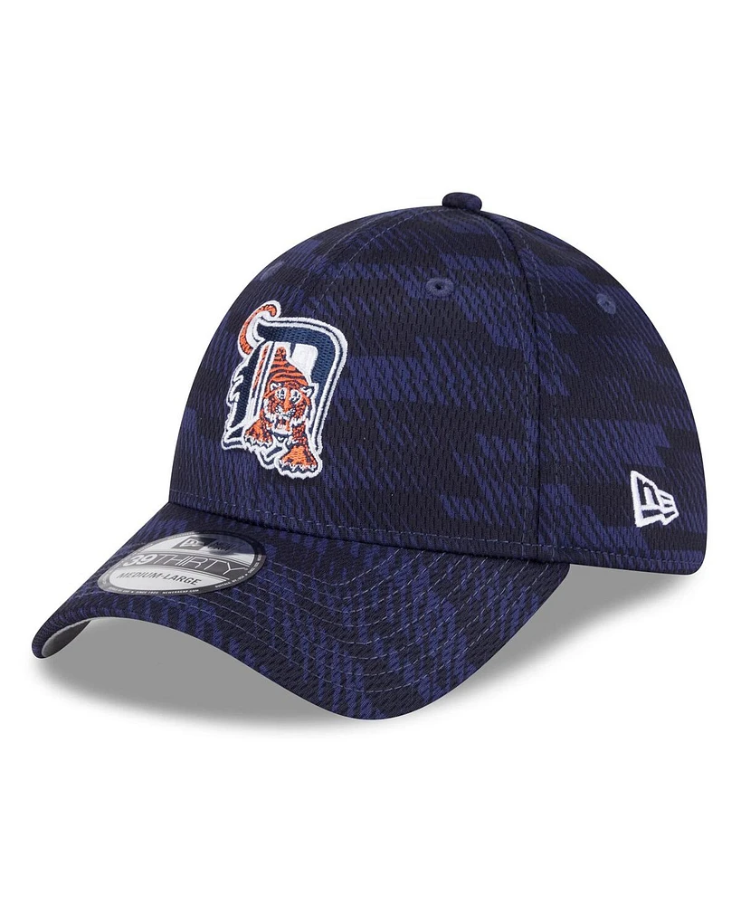 New Era Men's Navy/ Detroit Tigers 2025 Mlb Clubhouse 39THIRTY Flex Hat