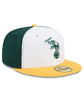 New Era Men's Green/Gold Athletics 2025 Mlb Clubhouse 59FIFTY Fitted Hat