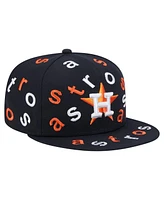 New Era Men's Navy Houston Astros Team Confetti 59FIFTY Fitted Hat