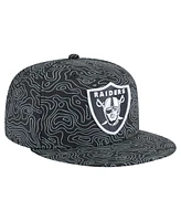 New Era Men's Black Las Vegas Raiders Geo 59FIFTY Fitted Hat