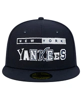 New Era Men's Navy York Yankees Ransom 59FIFTY Fitted Hat