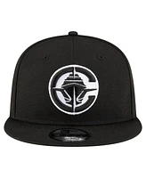 New Era Men's Black La Clippers 9FIFTY Snapback Hat