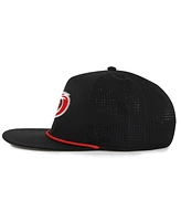 American Needle Men's Black Carolina Hurricanes Buxton Pro Tech Adjustable Hat