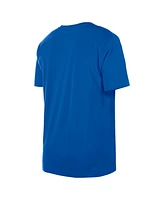 New Era Men's Blue York Knicks Enzyme Wash Oversized T-Shirt