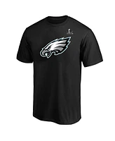 Fanatics Men's Saquon Barkley Black Philadelphia Eagles Super Bowl Lix Big Tall Player Name Number T-Shirt