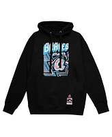 Mitchell & Ness Men's Black Atlanta Braves Sidewalk Sketch Pullover Hoodie