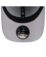 New Era Men's Royal/Black Philadelphia 76ers Sport Night Visor Hit 39THIRTY Flex Hat