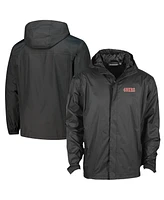 Dunbrooke Men's Black San Francisco 49ers Tropic Waterproof Packable Full-Zip Hoodie Jacket