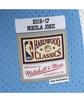 Mitchell & Ness Men's Nikola Jokic Light Blue Denver Nuggets 2016/17 Swingman Jersey